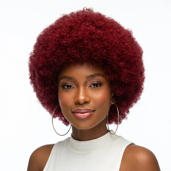 Afro Baby, colour 900 Deep wine