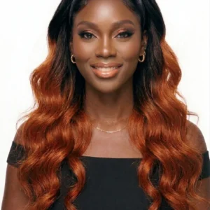Body Wave, colour 1/350 Jet black to copper ginger