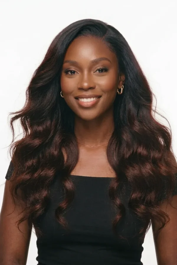 Body Wave, colour 1/33 Jet black to dark auburn