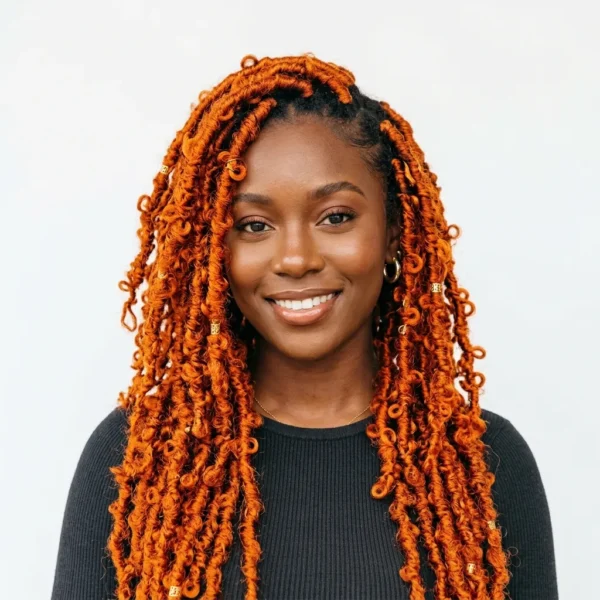 Jazzy Curls, colour 350 Copper ginger