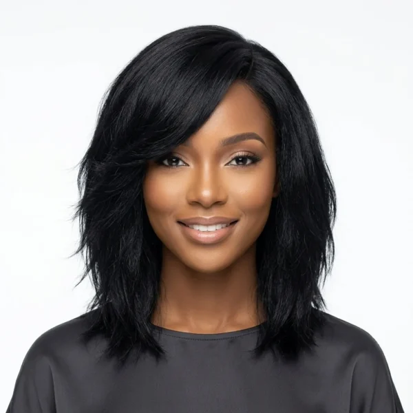 Natural Brazilian VIP, colour 1 Jet black
