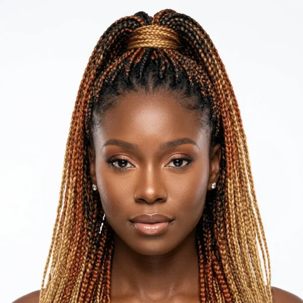 Natural Twist, colour 1/350/27 Jet black to copper ginger to honey blonde