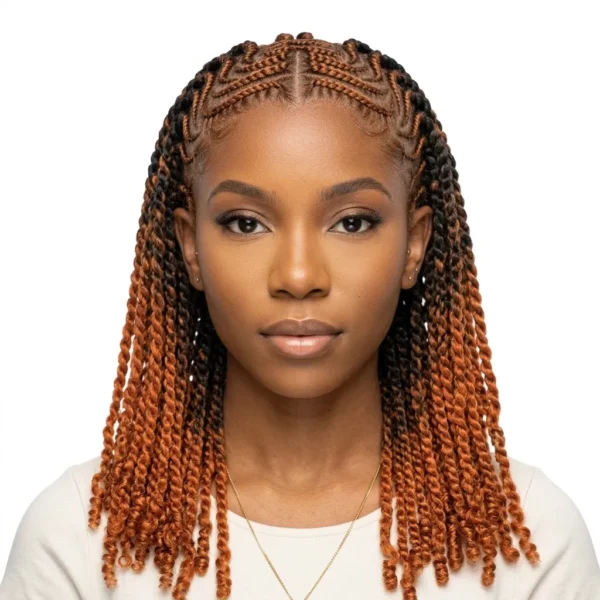 Natural Twist, colour 1/350 Jet black to copper ginger