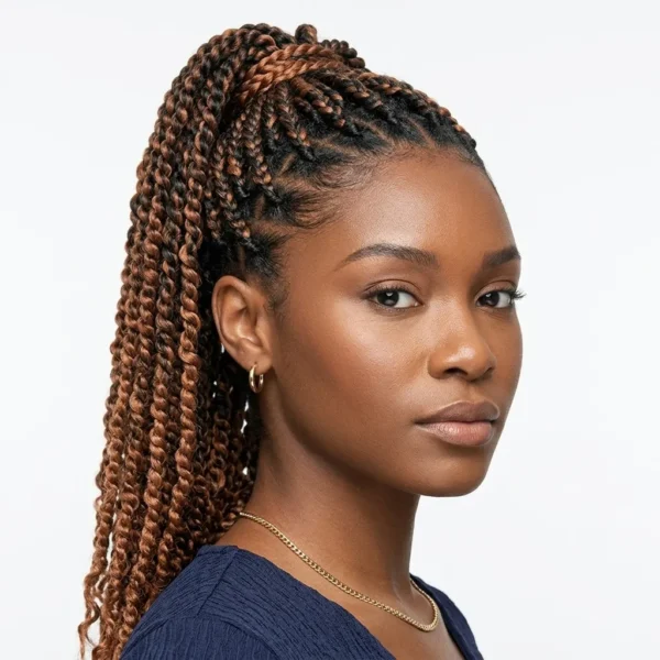 Natural Twist, colour 2/30 Black to light Auburn