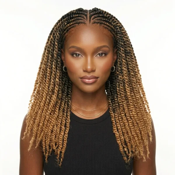 Passion Twist, colour 2/27 Black to Honey Blonde