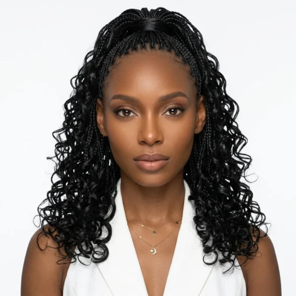Ponytail Star, colour 1 Jet black
