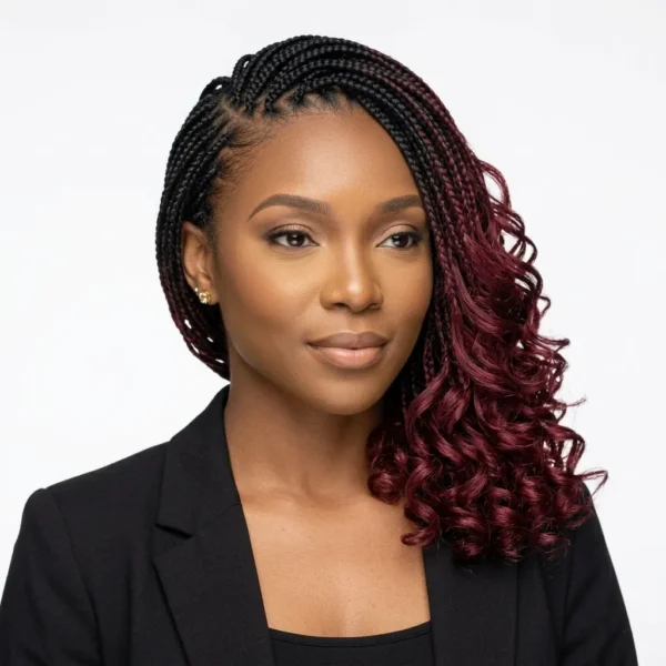 Ponytail Star, colour 1/900 Jet black to deep wine