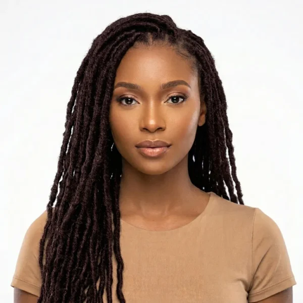 Super Natural Locs, colour 1/33 Jet black to dark auburn